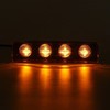 Cabin Roof Amber 24v 4 Led Sun Visor Light X2