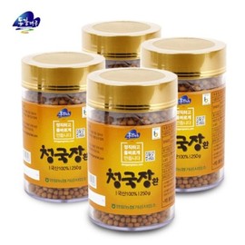Donggang Maru 영월농협 동강마루 청국장환 250gx4통 Yeongwol Agricultural Cooperative Donggangmaru Cheonggukjang Tablet 250g x 4 Containers