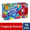 Kool-Aid Jammers Tropical Punch Flavored Drink, 10 ct - Pouches,