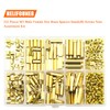 HELIFOUNER 222 Pieces M3 Male Female Hex Brass Spacers Standoffs