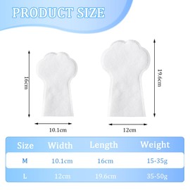 FFWTPY Pack of 20 Disposable Dog Shoes Waterproof Non-Slip Breathable Dog Boots with Bandage for Walking Indoor and Outdoor