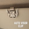 St. Christopher Visor Clip with Wings, Religious Patron Saint Medal
