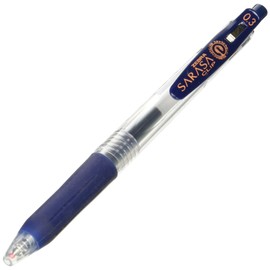 ZEBRA Sarasa Clip Pen 0.3 mm, Blue/Black (JJH15-FB)