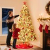 7.5 ft Christmas Tree, Pre-lit Artificial Christmas Tree with 450