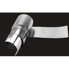 WEKOW 1 piece length 1 m, width 100 mm, thickness 0.01/0.02/0.03/0.04/0.05/0.06/0.07/0.08/0.1 mm 304 stainless steel sheet stainless steel skin (0.01 mm)