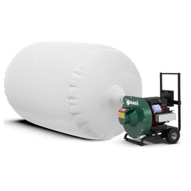 (1) Heavy Duty Insulation Vacuum Bags by RAM - Size 6 ft x 4 ft - Holds EST 75 Cubic Feet - Low Dust Bag