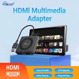 Ottocast HDMI Multimedia Adapter for Fire TV Stick Wireless Carplay Car Video US