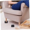 TEHAUX 4pcs Non Slip Furniture Pads Durable Skid Caster Feet