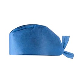 100 pz Gorro Quirúrgico con cintas ajustables - Tela SMS 100% polipropileno desechable - cofia protectora - transpirable, suave y cómoda DEMEVA