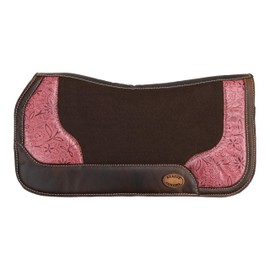 Klassy Cowgirl 28" x 30" Pink Prairie Contoured Felt Saddle Pad