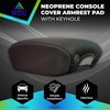 Koverz Neoprene Console Cover Armrest Pad with Keyhole Compatible with