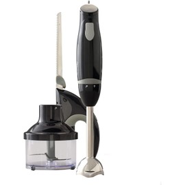 Oster Prep Kit Immersion Hand Blender, Electric Knife, & 2 Cup Chopper, Black