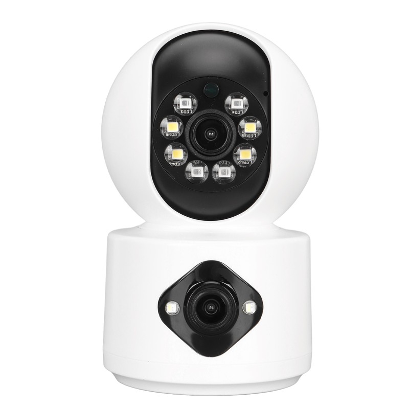 Dual Lens Security Camera 4MP HD WiFi AP Hotspot Surveillance