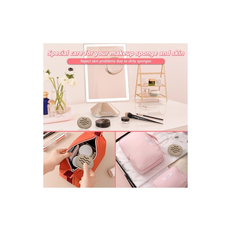 Estuche Para Esponjas De Maquillaje Beauty Blender Bolder, Transpirable, 2