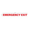 2 PACK - Sticker Gold - 26cm EMERGENCY EXIT Stickers