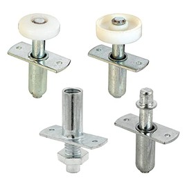 Prime-Line N 7535 Bi-Fold Door Hardware Repair Kit, Includes 2 Roller Guides, 1 Top Pivot, and 1 Bottom Pivot, For Use on Doors 1 to 1-3/8 Inch Thick, Set of 1