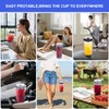 Replacement Blender Cup with Lid for Ninja Blast Portable Blender