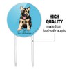 Acrylic I Know a Little German Shepherd Puppy Dog Cake