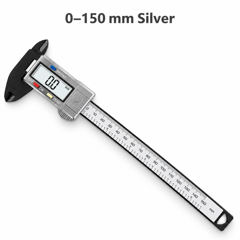 Digital Caliper with LCD Display, 100mm and 150mm Electronic Measuring