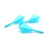 CUESOUL ROST Integrated Dart Shaft and Flights Medium,Blue Diamond Shape,Set