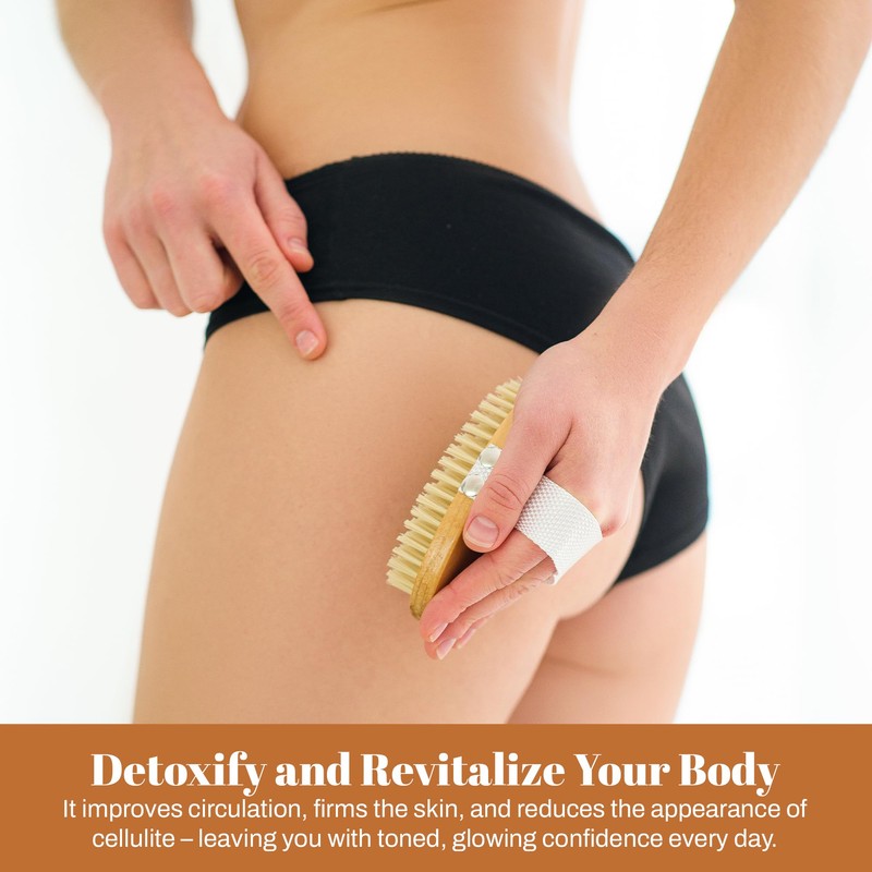 DSG PRO Firm Exfoliating Body Brush – Beech Wood &