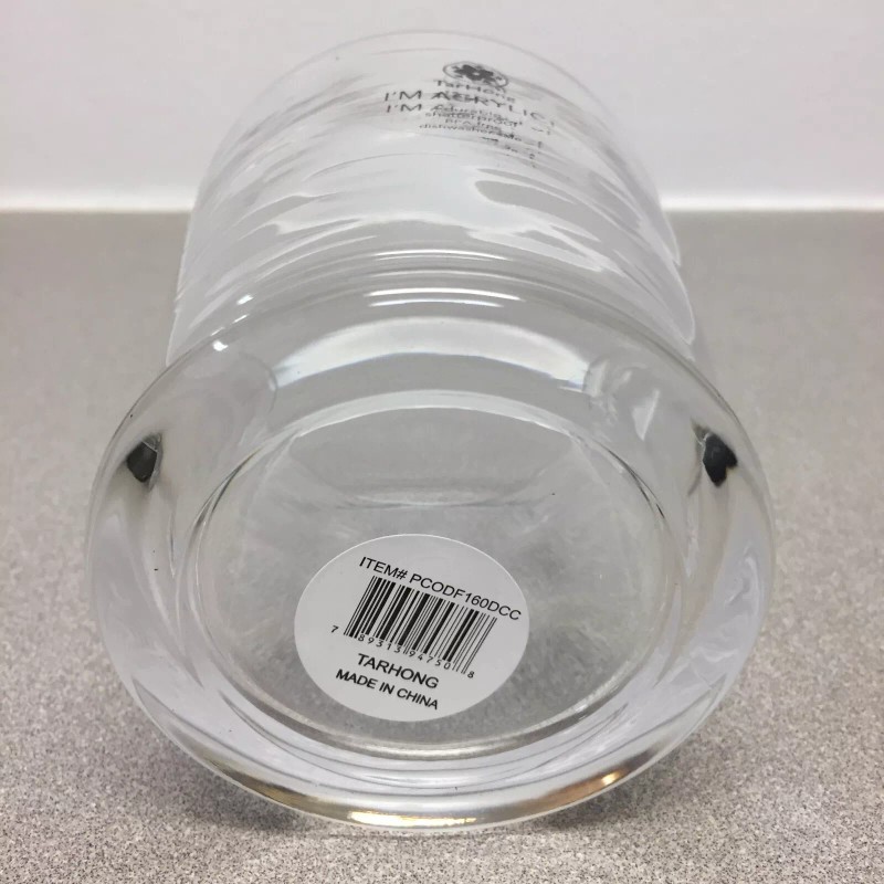 TarHong PCODF160DCC Cordoba 16 oz Clear Acrylic Drinking Glass