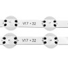 DVTMTAHUV 2 PCS LED Backlight Strip Compatible with LG 32LJ610V