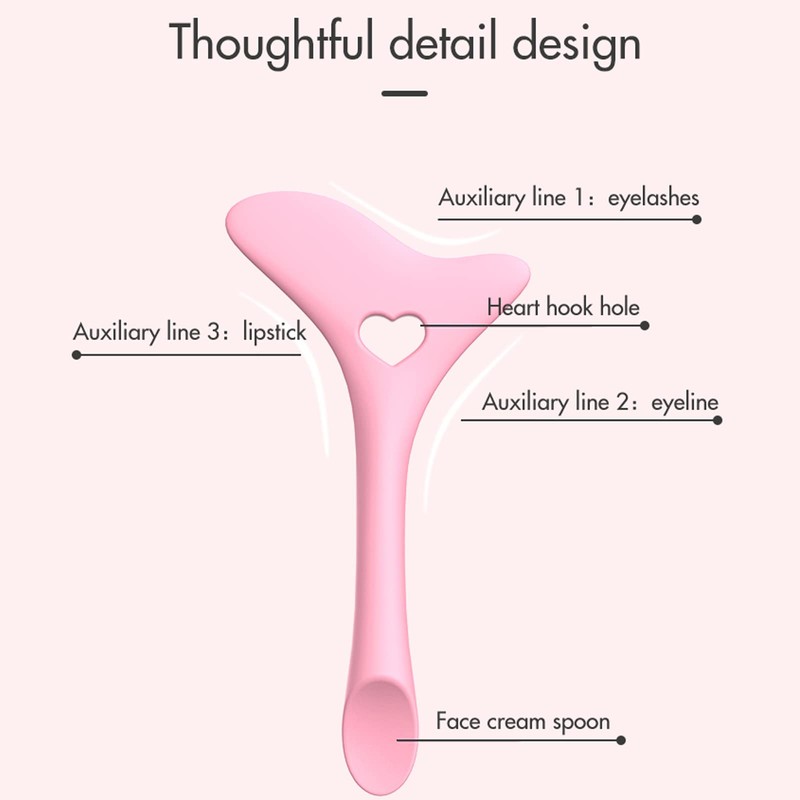 Eyeliner Stencils Wing Tips, Silicone Eyeliner Aid, Lipstick Wearing Aid,