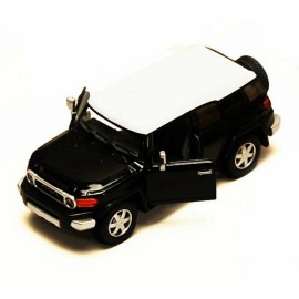 Kinsmart Toyota FJ Cruiser SUV - Kinsmart 5343D - 1/36 scale Diecast Model Toy Car (Brand - Black