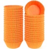 Caperci Standard Orange Cupcake Muffin Liners 500-Count, No Smell, Food