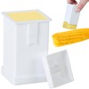 Atvkov 2 Pack Butter Spreader Corn Cob Holder, Plastic Butter