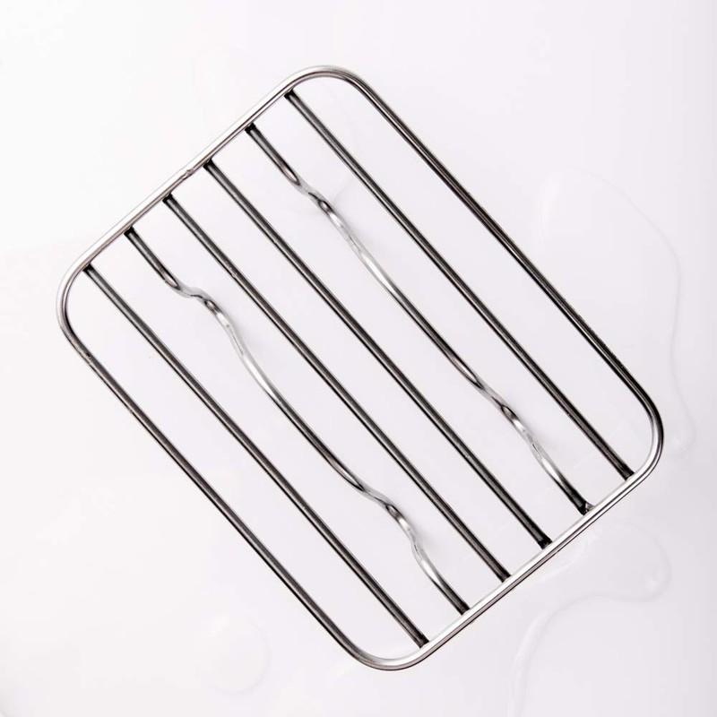 chelnLa Stainless Steel Soap Dish Simple Soap Dish