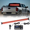 Nilight 144LED Traffic Advisor Strobe Light Bar with Controller Red