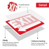 Exit Signs 2 Pack 10x7 Inch with Directional Right Ideal