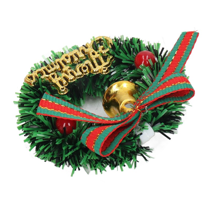 10Pcs Dollhouse Christmas Wreath Exquisite Colors Cute Life Scenes Miniature