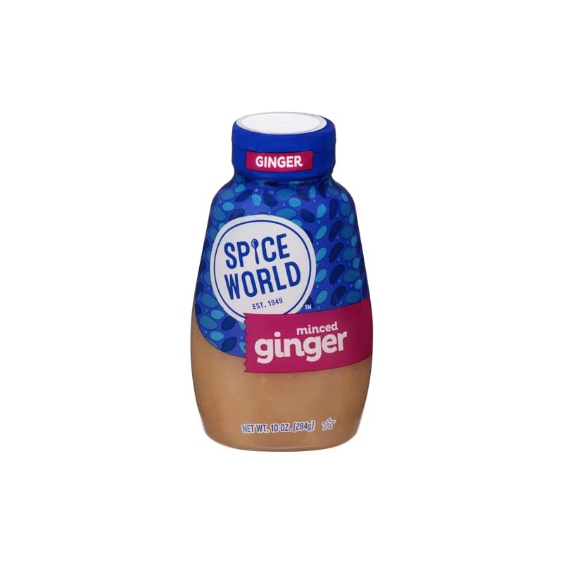 Spice World Squeezeable Premium Ground Ginger, 10 Ounces (2 Pack)