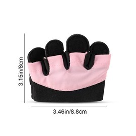 MIROUZHIGUANG Weightlifting Gloves Half Finger Sports Gloves Anti Skid Breathable Training Gloves for Men and Women Sports Fitness