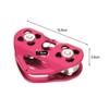 Lixada Side Swing Pulley Climbing Pulley Aluminum 10KN Working Load