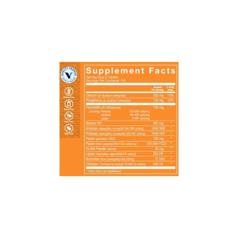 The Vitamin Shoppe Multi Enzyme - Helps Support The Digestion