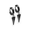 FILANGO 1 Pair of Titanium Ear Clicker Hoop Earrings, Movable