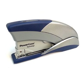 Rexel Pulsar PowerEase Stapler Full Strip for No.26/6 24/6 Throat 50mm Silver and Black Ref 210152