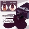 18ml Hema Free Deep Red Gel Nail Polish- Hypoallergenic Non