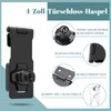 3 Lockable Security Locks, 4.76 Inch Zinc Alloy Door Bolt