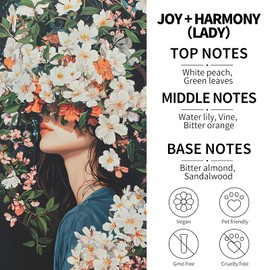 Car Diffuser Air Freshener Balm,Air Fresheners Car Scents Diffuser Accessories Daily Joy + Harmony （Lady）