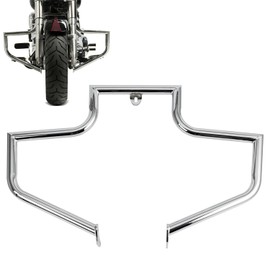 Oumurs 1-1/4" Highway Engine Guard Crash Bar for Harley Fatboy Heritage Softail Dyna 2000-2017 Protect Protectors Mustache,Not Fit for Fatboy, Deluxe, Footboard