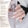 Vishine White Gel Nail Polish, 1 Pcs 16ml Soak-Off UV