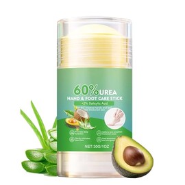 Crema en barra de urea, 60% urea más 2% ácido salicílico crema hidratante para pies secos agrietados, rodillas, codos, manos, hidrata y nutre el cuida