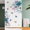 Fujitoya Flower Pink Wisteria Decorative Butterfly Stylish Removable Wallpaper Floral