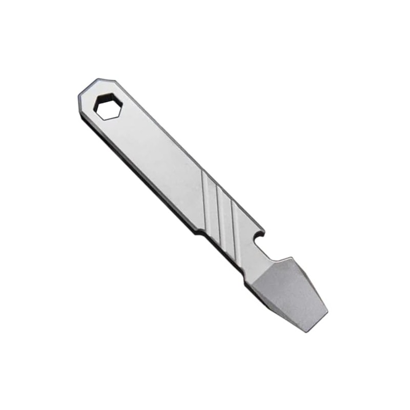 Titanium EDC Pry Bar Tool – 4” Pocket Prybar with