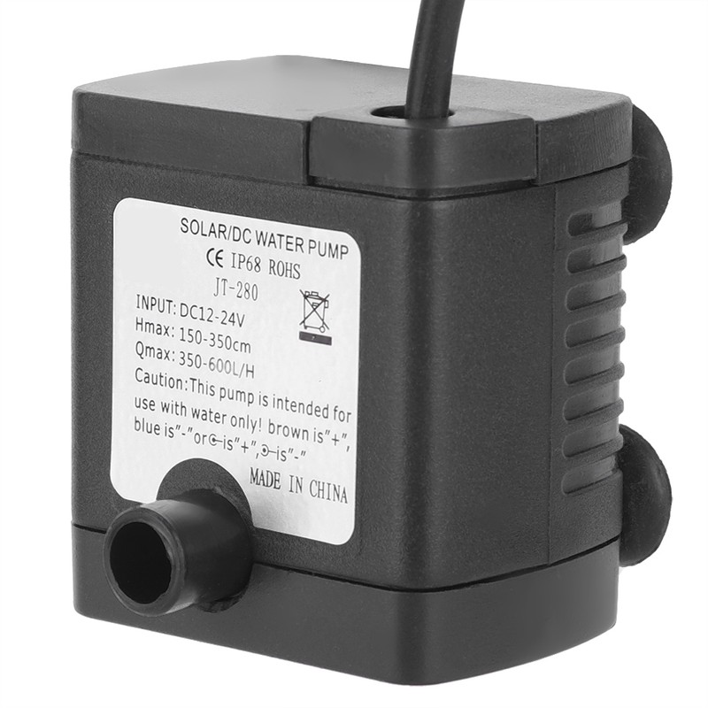 Solar Power DC Water Pump Mini Brushless Submersible Pump for